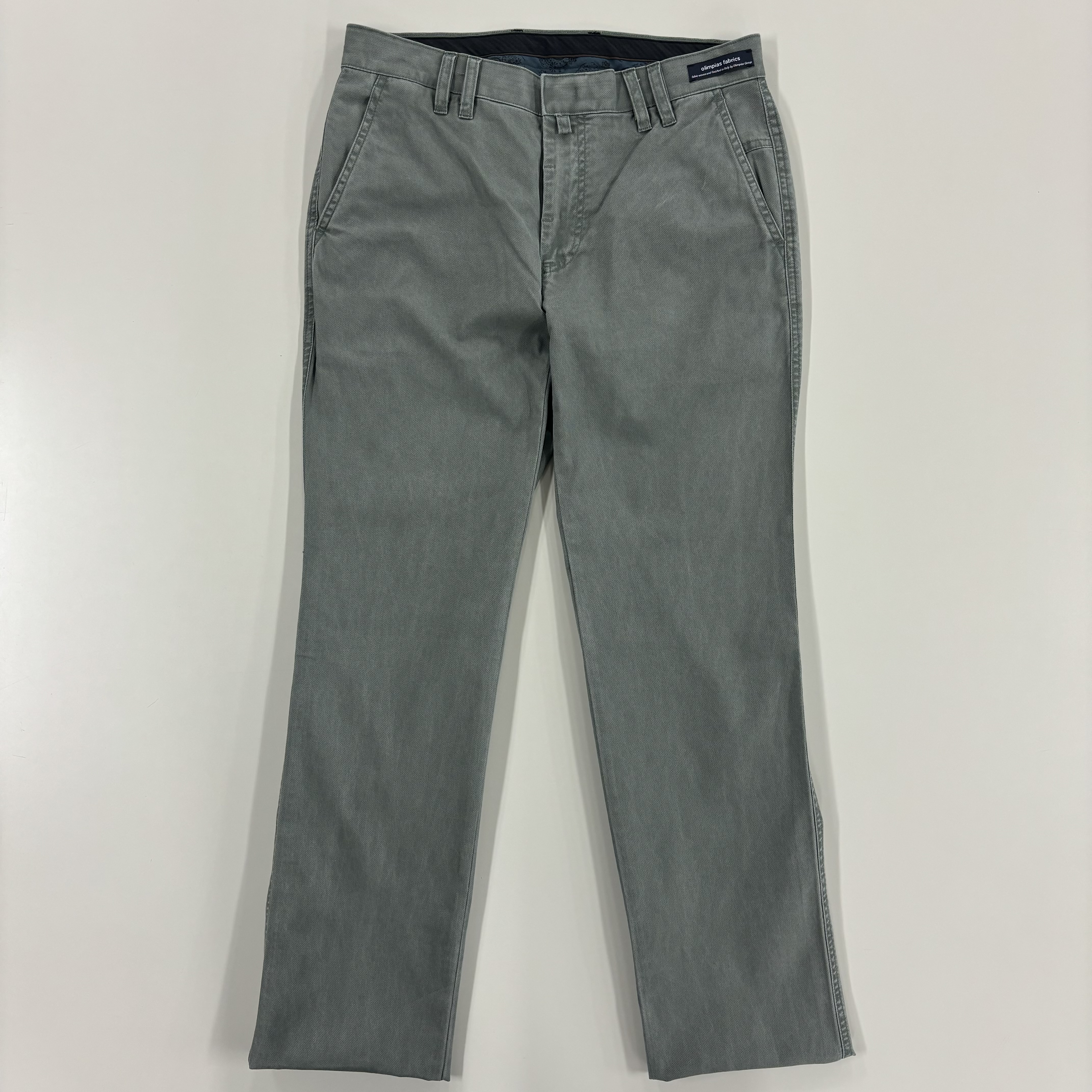 ファクトリエ EMINENTO SLACKS コットン混デニムパンツ L グレー ファクトリエ EMINENTO SLACKS コットン混デニムパンツ L グレー